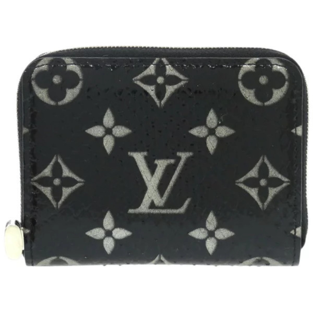Louis Vuitton Zippy Wallet Coin Monogram Exotic Python Leather Black Case LV